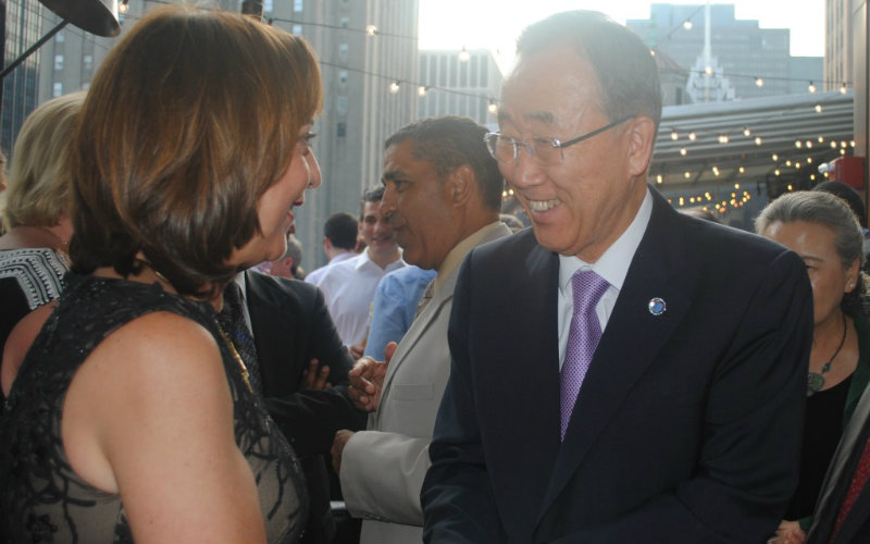 Stalna predstavnica Bosne i Hercegovine pri UN-u, ambasadorica Mirsada Čolaković bila u oproštajnoj posjeti kod generalnog sekretara UN-a Ban Ki-moona